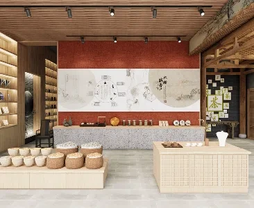 Enscape文创店场景SketchUp草图大师模型下载2330