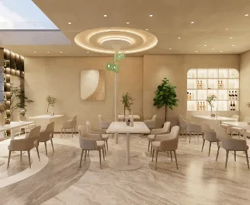 Enscape西餐厅场景SketchUp草图大师模型下载2331